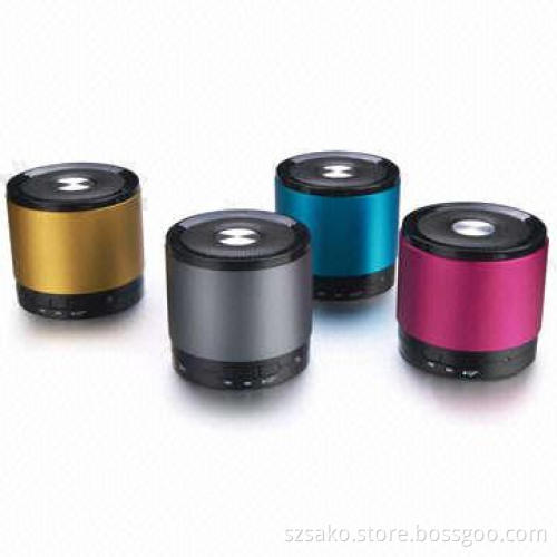 Wireless Speaker with Bluetooth V2.1, Portable, Mini Size, for Smartphone and iPhone